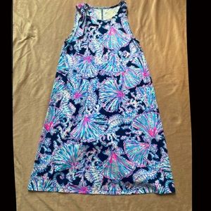 Lily Pulitzer Luella Dress Deep Sea Navy Shells